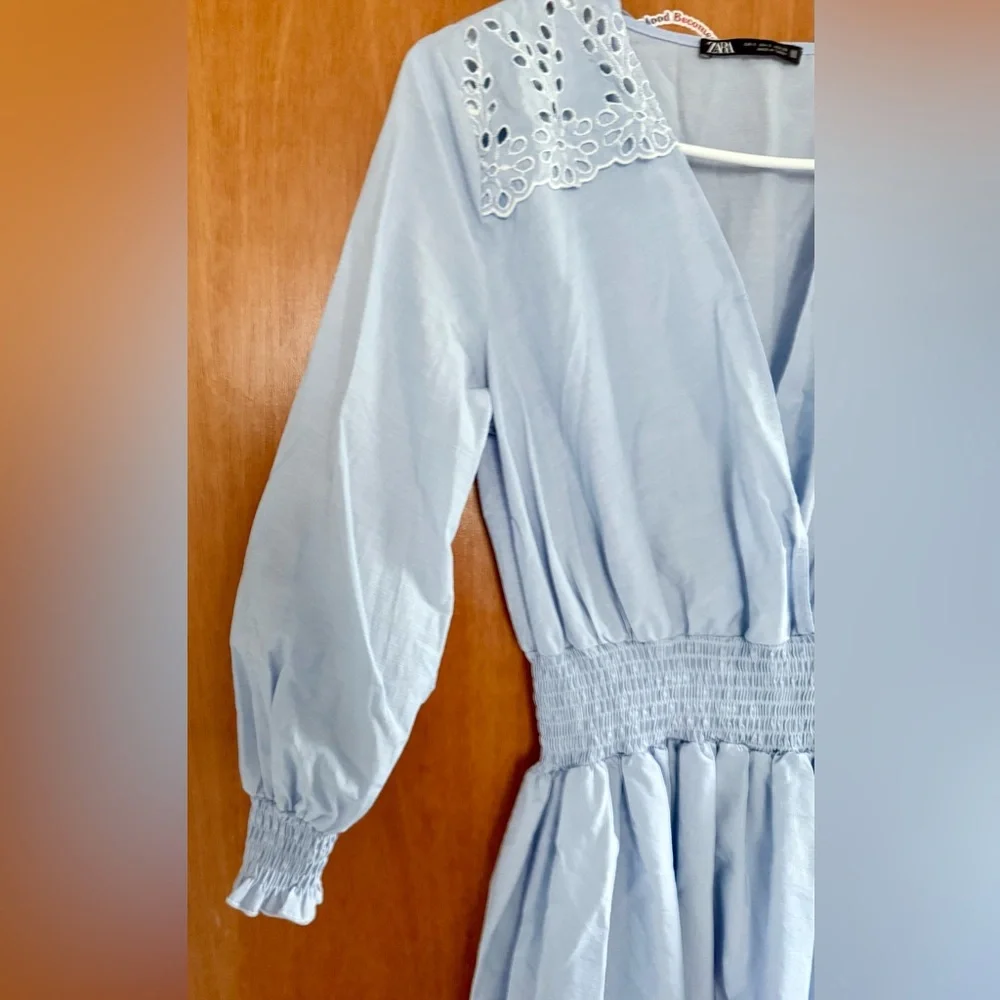 Zara, Mini Cutwork ,Embroidered, Eyelet Dress, S,
P2P: 18”., EUC - Picture 5 of 8